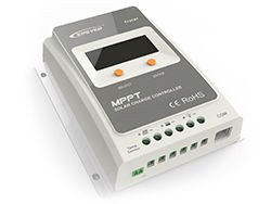 TRACER1210A Regulador de Carga MPPT A Series 10A/10A 12V/24V c/ Display LCD EP SOLAR
