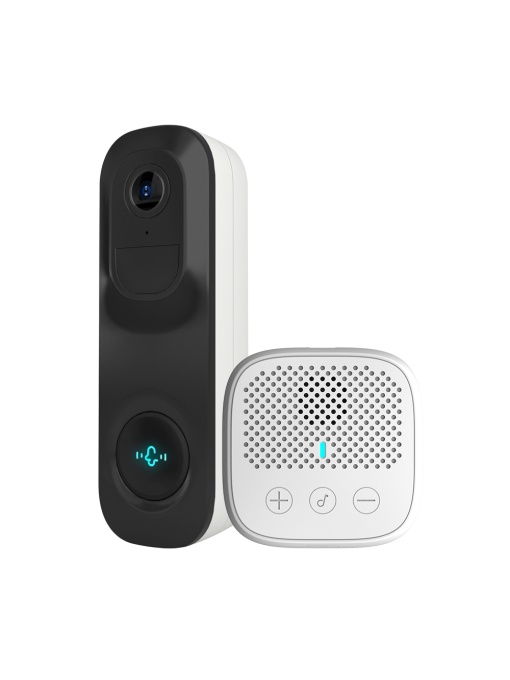 VICOHOME Videotimbre 3MPX WIFI - PIR / SMITTING DETECTION (Cloud) - BATTERY 5200MAH (WITHOUT CABLE FOOD) - 2.8MM LENS 160 ° / IR5M / SD GRATER - WIRE INTERNAL BAME INCLUDED - VICOHOME AND CLOUD / ALEX