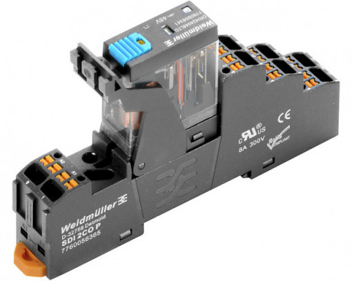 Weidmuller Drikitp 24VDC 2CO LD / PB Push en 2576190000