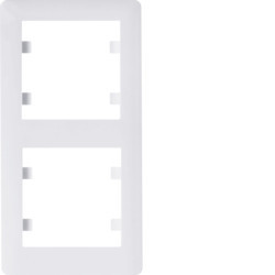 WL5120 - lumina - Quadro x2 vertical, branco HAGER EAN:8694407000033