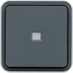 WNC021 - cubyko s - Botão inversor c/sinalz, cinz HAGER EAN:3250617170215