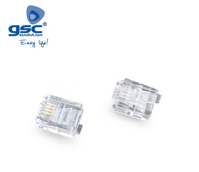 002600961 - 8436021949615 Conector de telefone 6p4c - Bag 100u