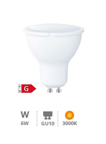 200621029 - 8433373059153 Lâmpada LED dicróica 6W GU10 3000K regulável