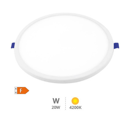 201000072 - 8433373067356Downlight LED Nevale encastrável regulável 20W 4200K
