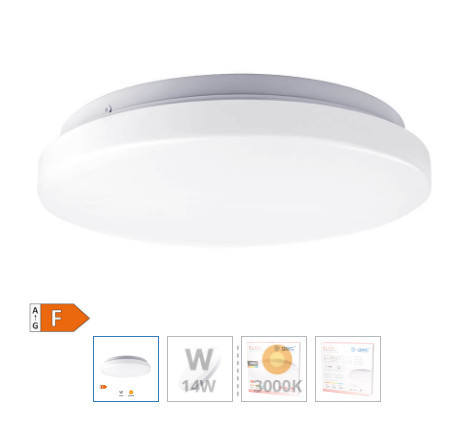 203605041 - 8433373056435Plafon LED Elda 14W 3000K