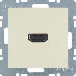 3315438982 - S.1/B.x - tomada HDMI ficha 90º, creme HAGER EAN:4011334341819