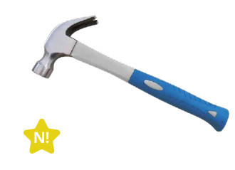 502060005 - 8433373067783Martelo de cofragem com cabo de fibra de vidro 230gr