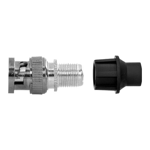 Conector BNC macho - Simples - Rápido - Reutilizável - Reciclável - Compatibilidade universal com Microcoaxial e RG59
