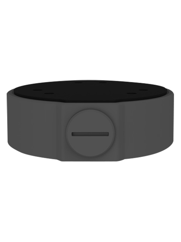 Connection Box - For Dome Chambers - Apt for Outdoor Use - Ceiling Installation or Wall - Cable Passenger - Black Color