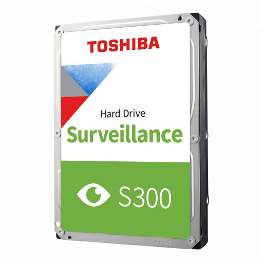 Disco rígido Toshiba - Capacidade 4 TB - Intérfase SATA 6 GB/s - Modelo HDWT840UZSVA - Especial para Videogravadores - Solto ou instalado em DVR
