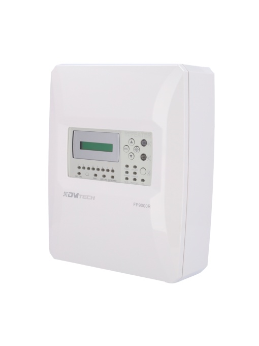 DMTECH CONTROL REPEATER - 2 SIRENE OUTPUT - 2 Alarm and Failure Outputs and 2 Configurable Relay Outputs - Allows up to 8 Connected Centers - Required Module DMT -M9000-485 - LCD Screens and Advanced Programming Menus
