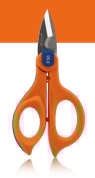 F50 - HU000741 Tesoura de eletricista com cortador de cabo crimpador de terminal e bainha de cinto