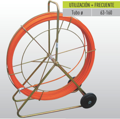 FIBRA AUTO-ENERGÉTICA VID.11M/M 100Mt. RECIPIENTE+RODAS