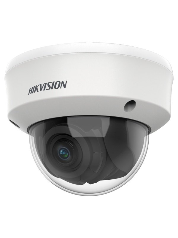 Hikvision Cámara Dome 4n1 Gama VALUE - Resolução 2 Mpx (1920x1080) - Lente varifocal 2.7~13.5 mm - Smart IR inteligente 40 m - Impermeável IP67, antivandalismo IK10