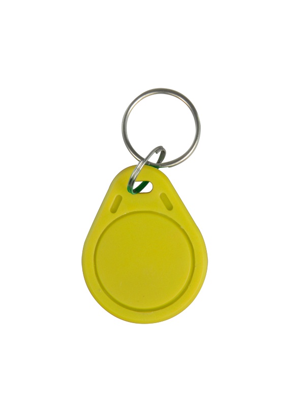 Key holder numbered proximity tag - ID by radio frequency - Passive MF | Yellow - High frequency 13.56 MHz - light and portable - maximum security
