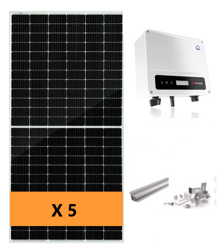 Kit Solar Fotovoltaico para Automatismos 24V DC com baterias Gel