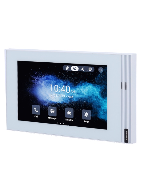 Monitor Linux para videoporteiro - Ecrã TFT de 7" | Montagem em superfície - Áudio bidireccional Crystal Clear | Easy UI - TCP/IP, PoE, SIP standard - Manutenção via cloud - Ligação de monitor e placas via Cloud