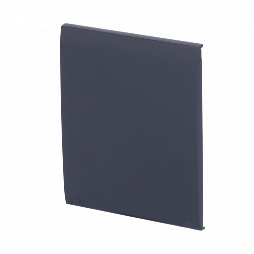 Panel táctil para interruptor de luz simple - Compatible con AJ-LIGHTCORE-1G - Compatible con AJ-LIGHTCORE-2W - Retroiluminación LED - Panel táctil central sin contacto - Color grafito