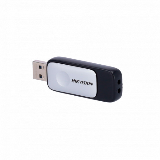 Pendrive USB Hikvision - Capacidad 128 GB - Interfaz USB 3.2 - Velocidad máxima lectura/escritura 120/45 MB/s - Diseño compacto, color negro y gris