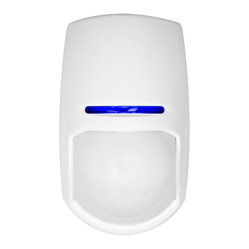 PIR DOUBLE TECHNOLOGY DEtector - Anti -Mascament Function - Apt for use in interior - 1 PIR Infrared, 1 Microwave - Cabbad Grade 3 - Detection Range 15/18/30 m