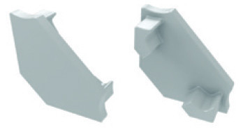 TP672 - Topo Plastic. Branco P/Perfil COPENHAGA - Quant. fornecida = 1 un
