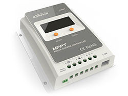 TRACER2210A Regulador de Carga MPPT A Series 20A/20A 12V/24V c/ Display LCD EP SOLAR