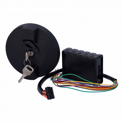 Truck safety lid kit - detects and notifies fuel theft attempts - AJAX integration system - integration with AJ -doorProtect and AJ -transmitter - including form (Ø 8 cm) and communication module - cover sensor: ACEL