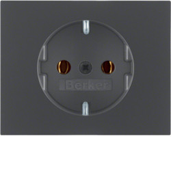 17197006 - K.1/K.5 - esplh. Schuko c/obtur., ant mt HAGER EAN:4011334437246