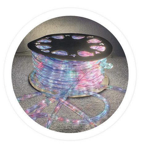 204610004 - 8433373065178Rolo tubo de LED RGB flexível de 48M