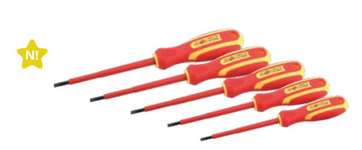 502035005 - 8433373067721Chave de fenda com isolamento plano 4x100mm