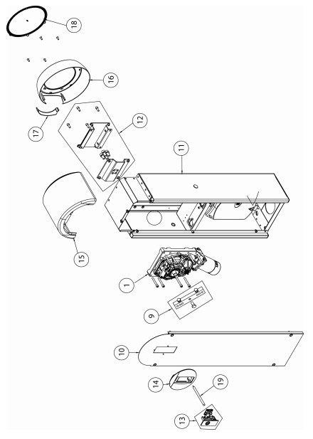 6QIKR - Reductor completo para QIK 3E-4E-7EH e 60EH-70EH