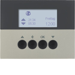 85741173 - K.1/K.5 - prog. horário est, aço inox HAGER EAN:4011334375203