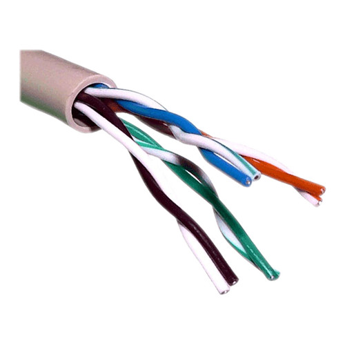 Cabo UTP Safire - Categoria 5E - Bobine de 305 metros - Capa protectora cinzenta - Diâmetro 5.5 mm - Isento de halogéneos