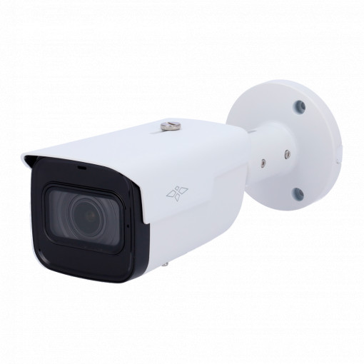 Câmara Bullet IP X-Security - 4 Megapixel (2560 × 1440) - Lente 2.7–13.5 mm / LEDs Alcance 60 m - WDR 120 dB | Microfone incorporado - PoE | H.265+ - Funções inteligentes