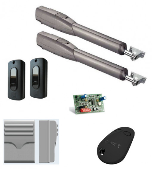 CAME - KIT ATS 5000 – 230V – Motor telescópico para portões com 2 folhas batente Máx. 5m por folha