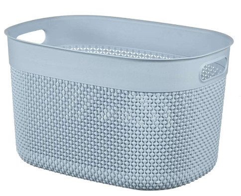 Cesta Filo Rectangular L 18L Azul