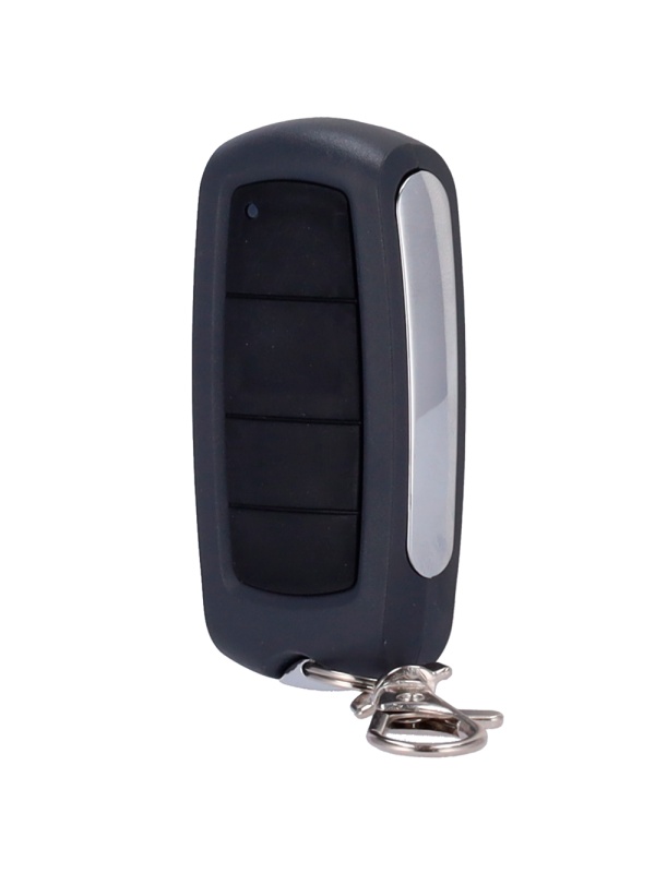 Controlo remoto para automatismo - 4 botões para ligar com 4 automatismos - Funções de abertura, paragem e fecho - Alimentação CR2025 3V - Compatível com GATEOPENER-BL360ENC