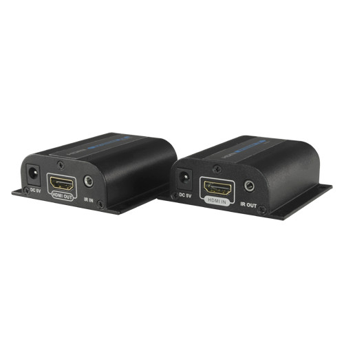 HDMI active extender 4K - Emissor e receptor - Alcance 120 m sobre o cabo UTP Cat 6 - Transmissão IR - Permite conexão ponto-a-ponto até 253 receptores