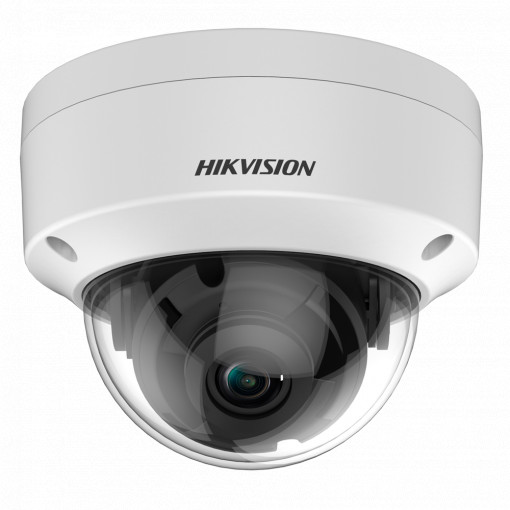Hikvision - Cámara Domo 4en1 Gama Value - Resolución 5 Megapíxel (2560x1944) - Lente 2.8 mm - Smart IR Alcance 20 m - Impermeable IP67, antivandálica IK10