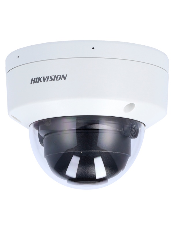 Hikvision - Dome IP camera Value - Resolution 8 Megapixel (3840x2160) - 2.8 mm lens | Integrated Microphone - Hybrid light range 30 m | Poe (IEEE802.3AF) - Movement detection 2.0 | IP67, IK08