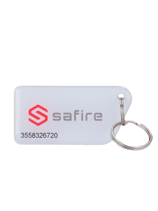 Holder de clé Numéroté de proximité - ID par radiofréquence - en passif | Résine époxy lumineuse - basse fréquence 125 kHz - Dimensions: 56 (an) x 28 (al) mm - 10 unités sac