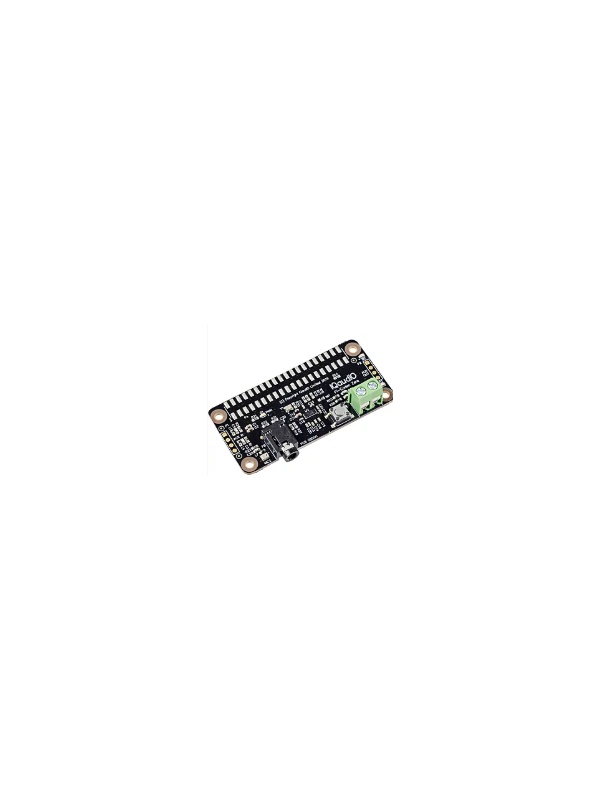 IQAUDIOCODECZERO - Placa de som p/ Raspberry Pi Zero c/ AUX IN/OUT, mic MEMS e saída p/ altifalante - Raspberry Pi IQaudIO Codec Zero