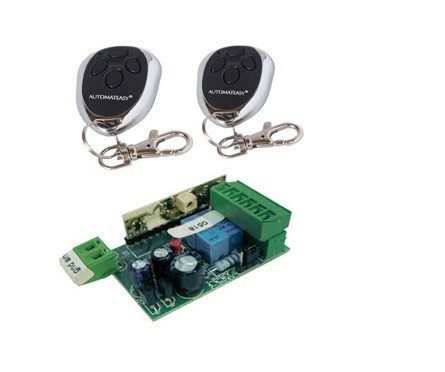 Kit Recetor + 2 comandos quadricanal AUTOMAT EASY