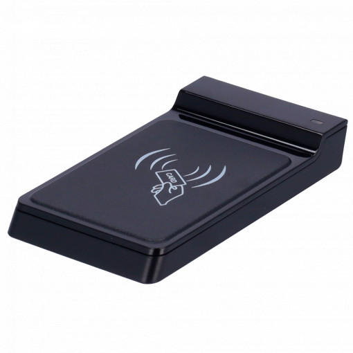 Lector de tarjetas USB ZKTeco - Tarjetas MF 13.56 MHz - Indicador LED - Plug &amp; Play - Lectura fiable y segura - Compatible con softwares ZKTeco