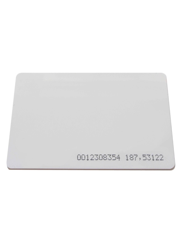 Numbered Proximity Card - Radio Frequency ID - MF Passive Ev3 | CR80 Format - High Frequency 13.56 MHz - Light and Portable - Maximum Security | Uncovered