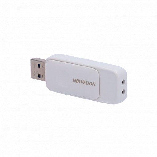 Pendrive USB Hikvision - Capacidad 128 GB - Interfaz USB 3.2 - Velocidad máxima lectura/escritura 120/45 MB/s - Diseño compacto, color blanco