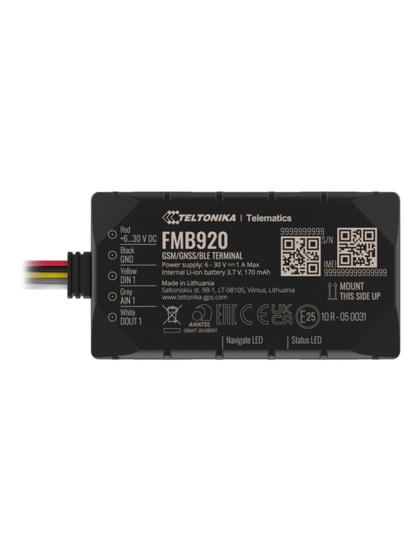 Plug & amp; Play Tracker for Vehicles - Simple Connection - Entries and Outputs - 2G and Ble for TK -Eye - Micro -SIM - IP54 Protection Degree