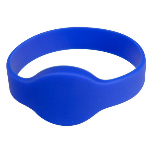 Pulseira de proximidade - ID por radiofrequência - RFID EM passivo - Frequência 125 kHz - Cor azul - Máxima segurança