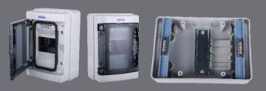 SOFLIGHT - SL-CP53008 - Quadro Saliente 8 Modulos Porta Transparente IP 65