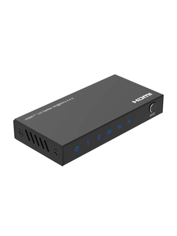 Splitter HDMI - 1 Entrada - 2 Saídas - Resolução até 4K@60Hz - Ajustes EDID